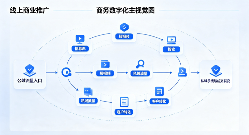 点军区线上商业推广怎么做？全域流量闭环搭建与低成本转化实战指南